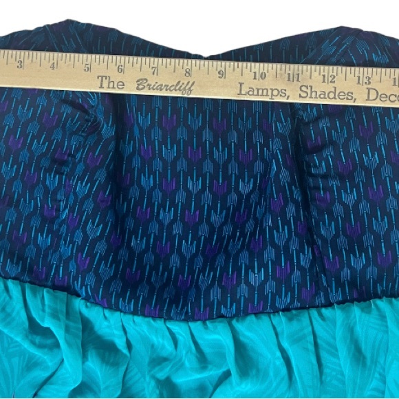 NWT! Torrid Tropical Print Chiffon Strapless Dress Womens Size 14 - Picture 5 of 14